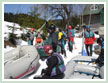 3 rafts are ready to go - final preparations
