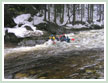 As you can see, we are still flowing even with a lot of water in the raft
