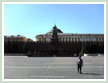 Red Square and part of the Kremlin with Mausoleum of V.I.Lenin - dark photo :-(
