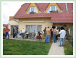 A lot of people came to the party.